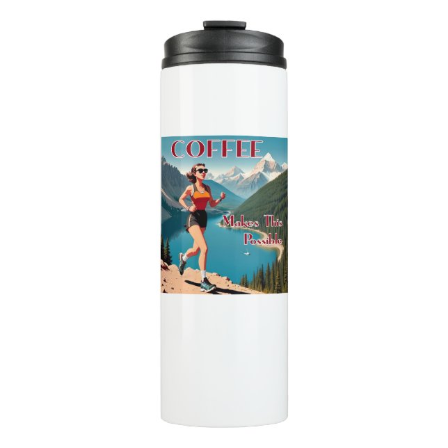 Bouteilles Isothermes Le Café Permet Cette Exécution Possible (Devant)