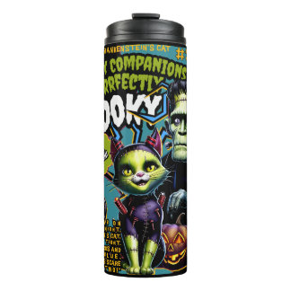 BOUTEILLES ISOTHERMES LE CHAT DE FRANKENSTEIN D'HALLOWEEN