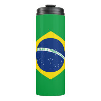 Le drapeau brésilien du Tumbler Thermal