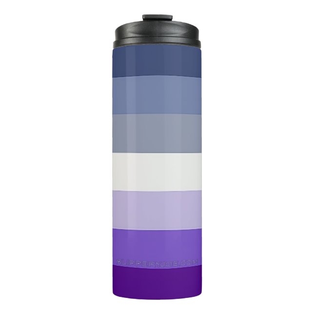 Bouteilles Isothermes Le drapeau de la fierté lesbienne butch de Slipper (Devant)