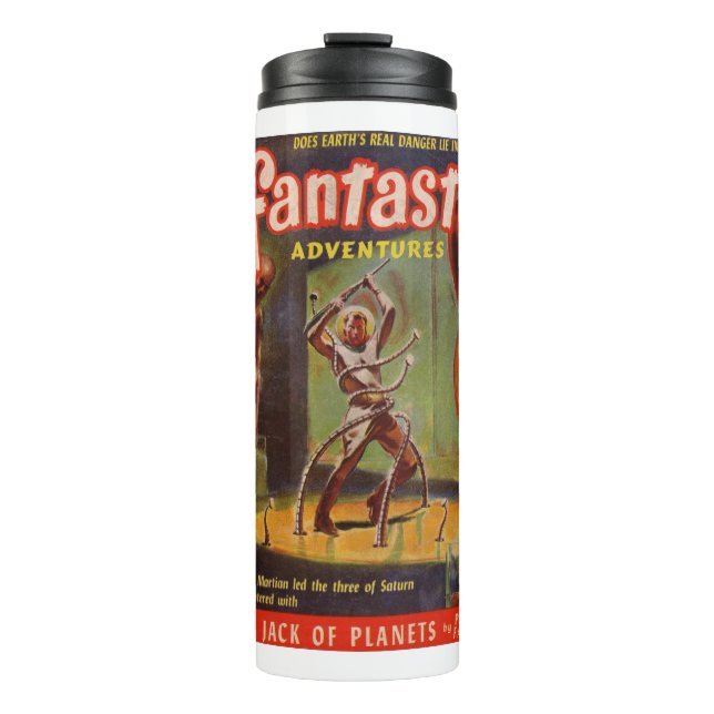 Bouteilles Isothermes Le Jack des Planètes - Étoiles - Scifi - Astronaut (Devant)