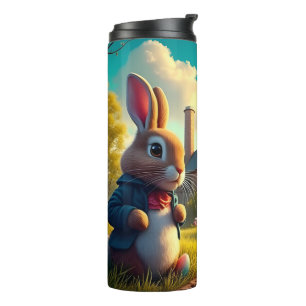 Bouteilles Isothermes Le lapin de Pâques en mission secrète