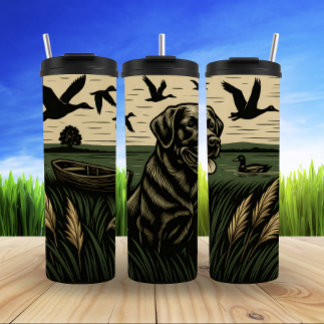 Bouteilles Isothermes Le meilleur ami du chasseur, Lakeside Art