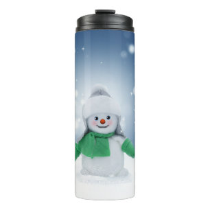 Bouteilles Isothermes Le personnage de bonhomme de neige de Noël adorabl