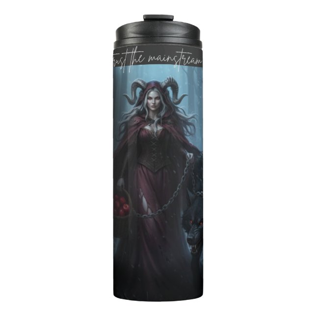 Bouteilles Isothermes Le Petit Chaperon Rouge foncé (Devant)