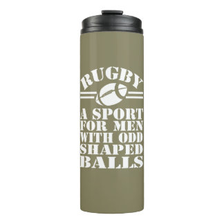 Bouteilles Isothermes Le rugby est un sport pour les hommes avec des bou