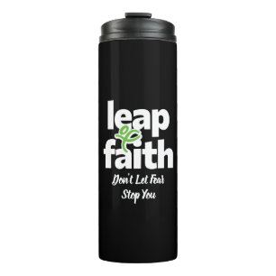 Bouteilles Isothermes Leap Of Faith Ne laissez pas la peur vous arrêter
