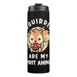 Bouteilles Isothermes L'écureuil sont mon esprit animal