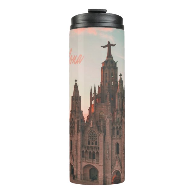 Bouteilles Isothermes L'église de Barcelone (Devant)