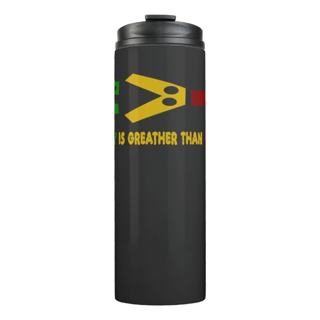 Bouteilles Isothermes l'égualité est plus grande que la division (Devant)
