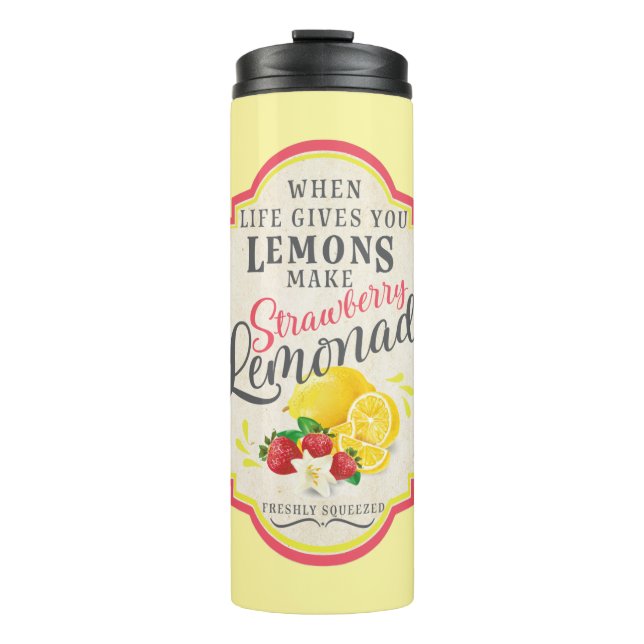 Bouteilles Isothermes Lemonade aux fraises (Devant)