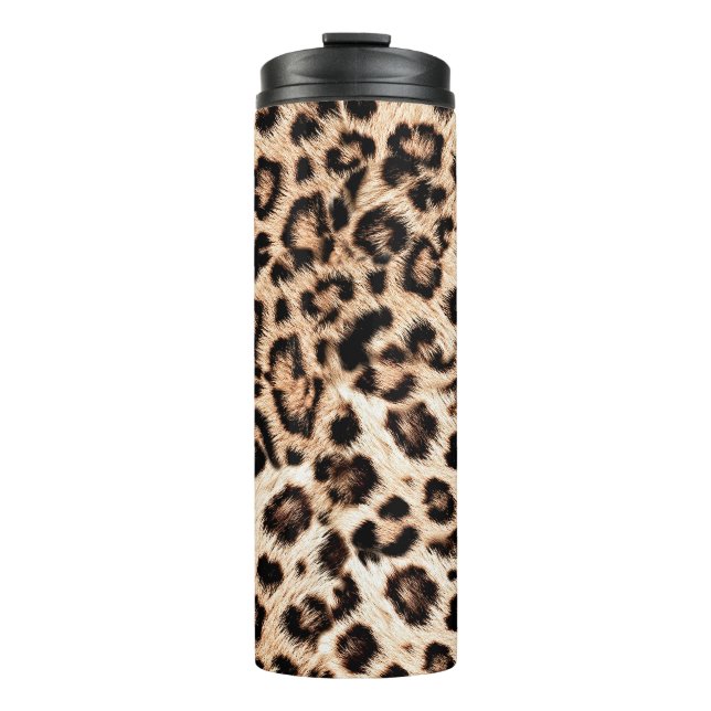 Bouteilles Isothermes Leopard Design Motif : Wild Elegance. (Devant)