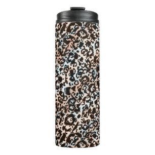 Bouteilles Isothermes léopard, élégant, tacheté, marron,beige, peau,