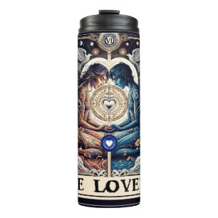 Bouteilles Isothermes LES AMANTS Tarot Céleste Homme & Femme Âmes sœurs