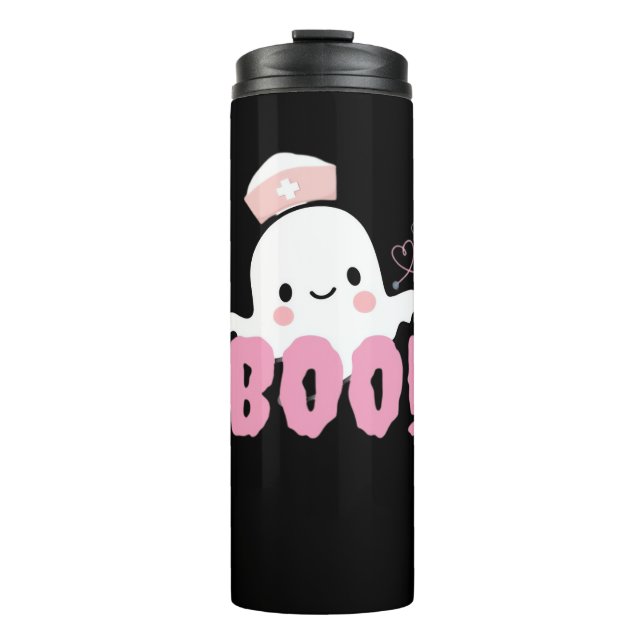Bouteilles Isothermes Les Chemises Infirmières D'Halloween Femme Boo ! T (Devant)