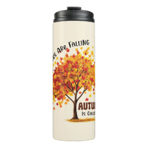 Bouteilles Isothermes Les feuilles Tournent, L'Automne Appelle - Chaud A