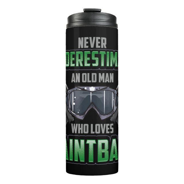 Bouteilles Isothermes Les Hommes Ne Sous-Estiment Jamais Un Vieux Homme  (Devant)