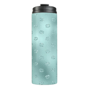 Bouteilles Isothermes Lèvres Étincelantes Menthe XOXO Anniversaire