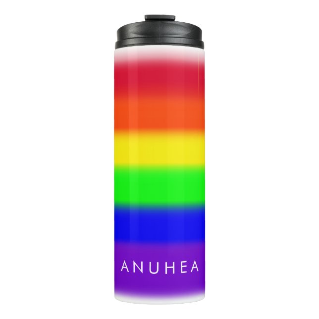 BOUTEILLES ISOTHERMES LGBT RAINBOUR DANS LES COULEURS NEON (Devant)