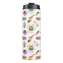LGBTQ+ Fierté Tumbler thermique
