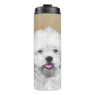 Bouteilles Isothermes Lhasa Apso Puppy Peinture - Cute Original Chien Ar