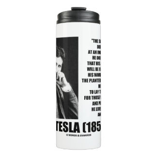 Bouteilles Isothermes L'Homme Scientifique Nikola Tesla ne vise pas l'im