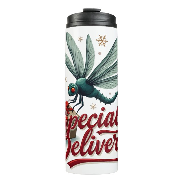 Bouteilles Isothermes Libellule de livraison de cadeaux (Devant)