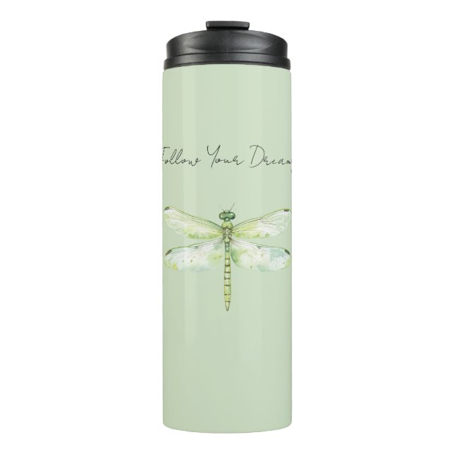 Bouteilles Isothermes Libellule Vert Citron (Devant)