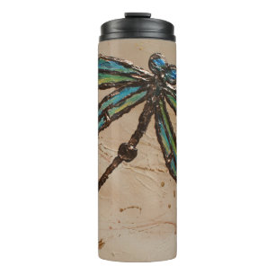 Bouteilles Isothermes Libellule verte et bleue de la plage volette