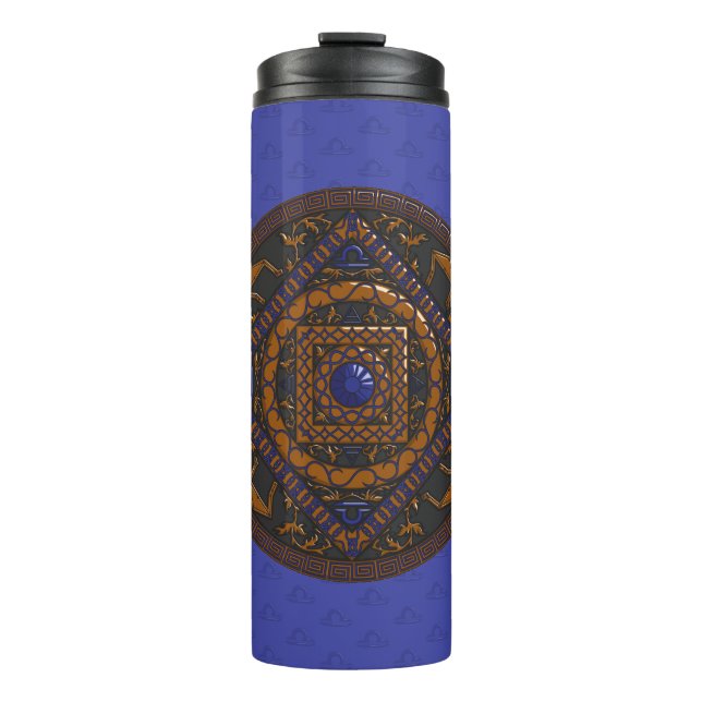 Bouteilles Isothermes Libra Mandala Thermal Tumbler (Devant)