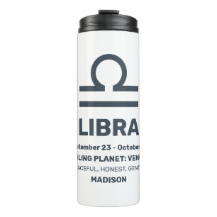 Bouteilles Isothermes Librairie de signes Zodiac de nom personnalisé / t