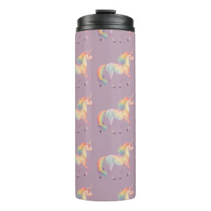 Bouteilles Isothermes Licorne Arc-en-Ciel Magique Personnalisée