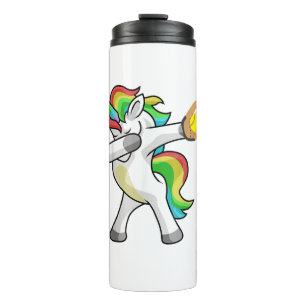 Bouteilles Isothermes Licorne de softball qui fait le dab Danse drôle de