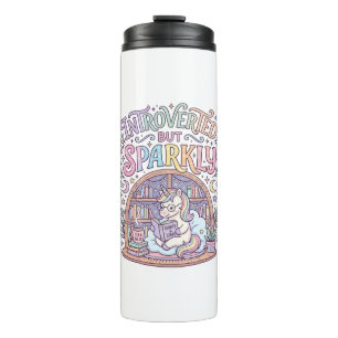 Bouteilles Isothermes Licorne Introvertie mais Originale Blanche Étincel