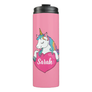 Bouteilles Isothermes Licorne Mignonne Nom Personnalisé
