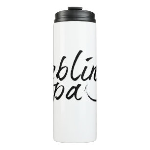 Bouteilles Isothermes Lieblingspapa - schwarzer Schriftzug 00001