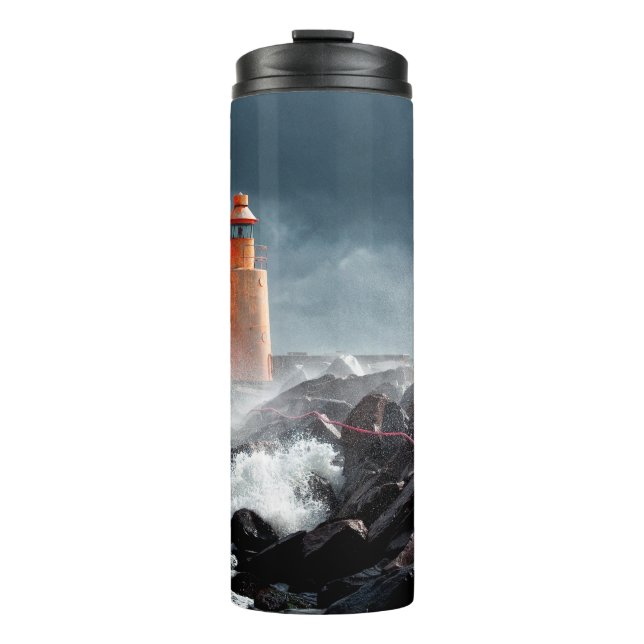 BOUTEILLES ISOTHERMES LIGHTHOUSE ORANGE SUR ROCK (Devant)