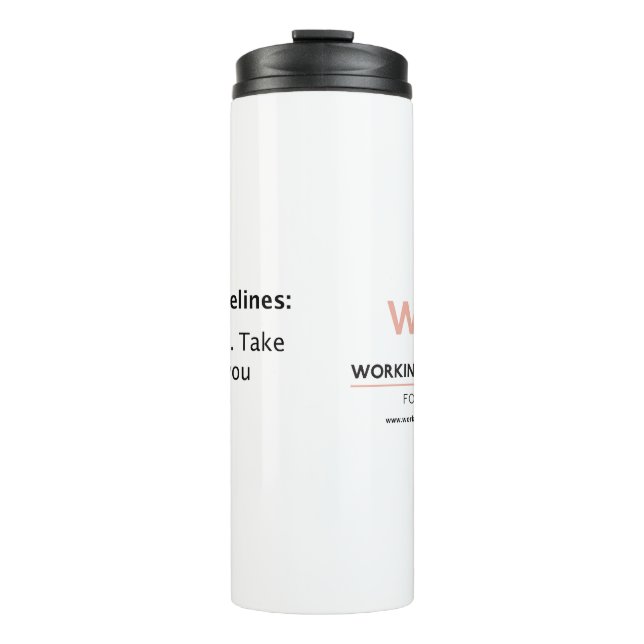 Bouteilles Isothermes Lignes directrices pour l'exercice WOW - Tumbler (Devant)