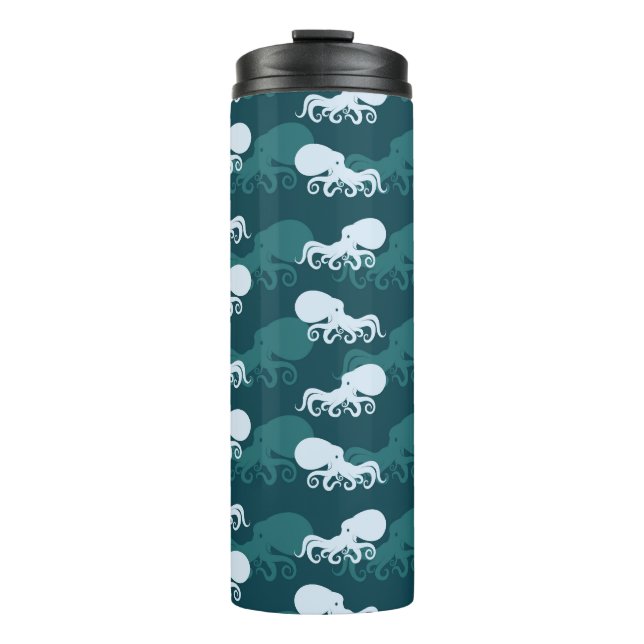 Bouteilles Isothermes Lignes Du Motif Octopus (Devant)