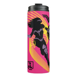 Bouteilles Isothermes Ligue de Justice   Wonder Woman Icon Silhouette