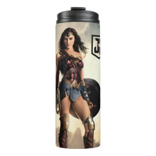 Bouteilles Isothermes Ligue de Justice   Wonder Woman Sur Le Champ De Ba