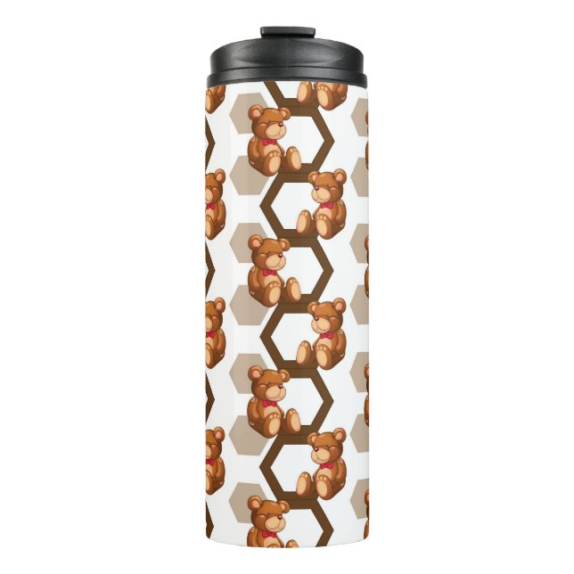 Bouteilles Isothermes l'illustration d'une rangée de nounours concernent (Devant)