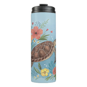 Bouteilles Isothermes L'illustration d'une tortue de mer