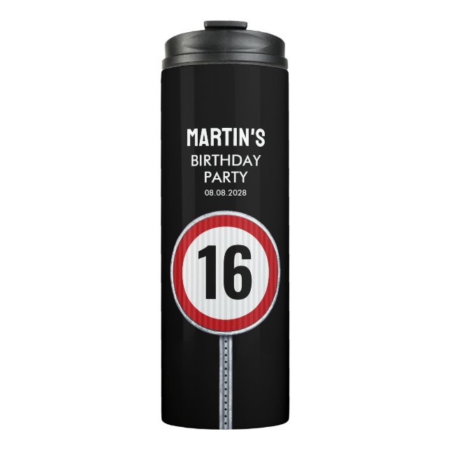 Bouteilles Isothermes Limite de vitesse 16 ans (Devant)
