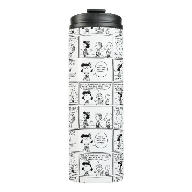 Bouteilles Isothermes Linus raconte Lucy Elle est Crabby (Devant)