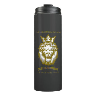 Bouteilles Isothermes Lion de Juda Tumbler - Royaume de Dieu Design