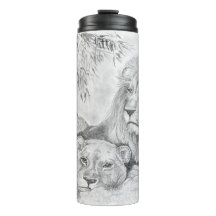 Lion Famille Tumbler Thermique