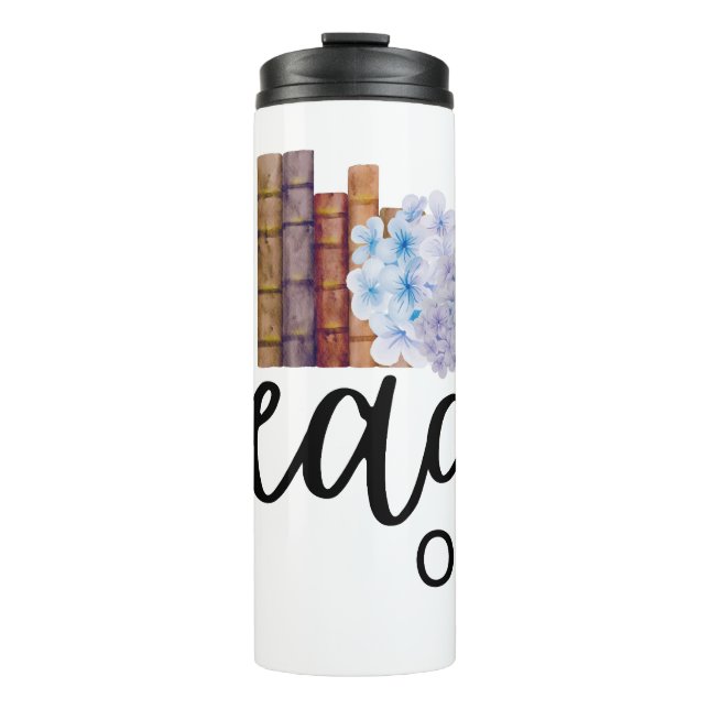 Bouteilles Isothermes Lire sur (avec Hydrangeas) (Devant)