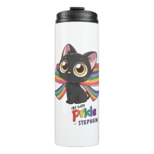 Bouteilles Isothermes Live With Pride - Rainbow Cat LGBTQ Pride