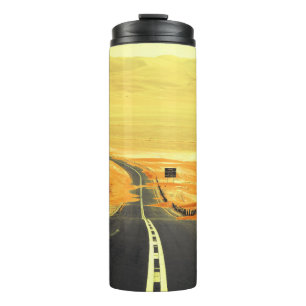 Bouteilles Isothermes Liwa Oasis Asphalt Road, Dunes.